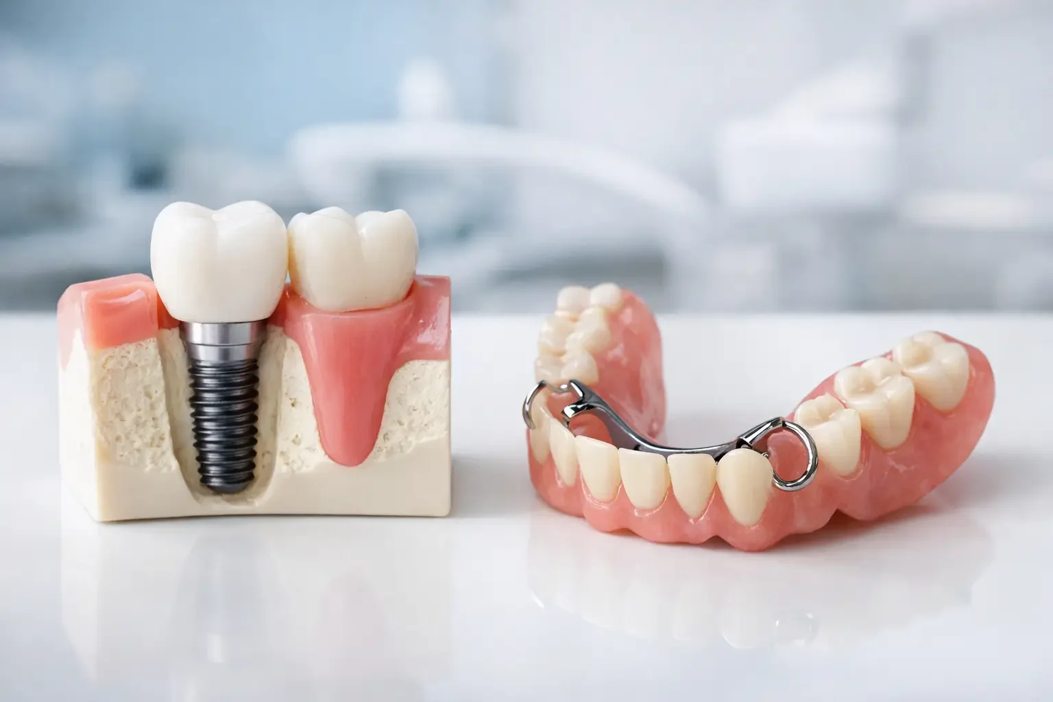 Implante dental o prótesis parcial: ¿cuál se adapta mejor a usted?