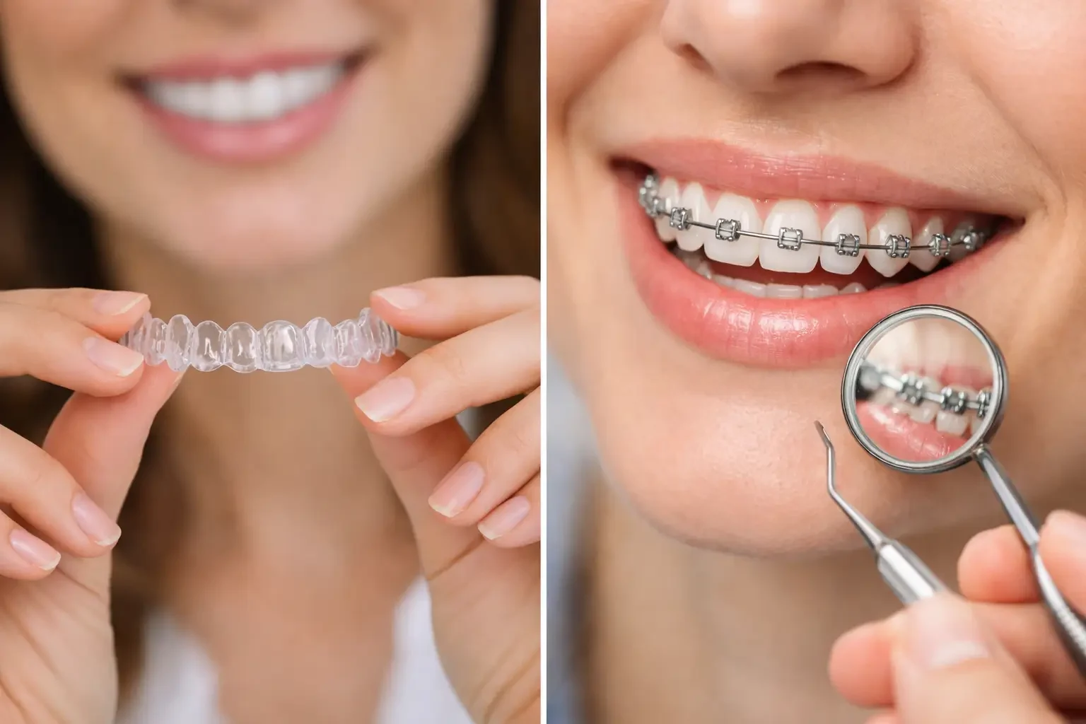 Invisalign o brackets para adultos
